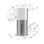 Top Coat Semilac cu sclipici No Wipe T20 Black Sprinkles 7ml Top Coat Semilac cu sclipici No Wipe T20 Black Sprinkles 7ml